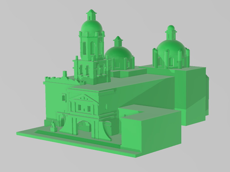 墨西哥神庙3D打印模型免费STL文件下载-深圳市博易特智能科技有限公司
